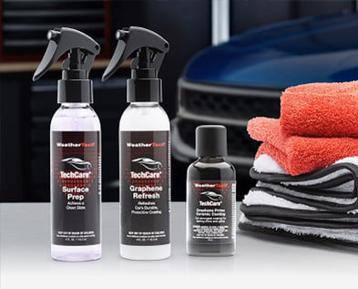 techcare cleaning products and towels