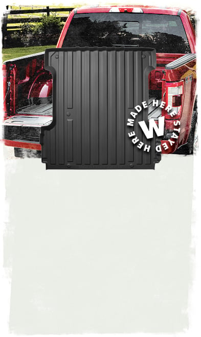 WeatherTech ImpactLiner installed in a red truck.