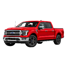 image of red ford f 150 truck angled toward the left