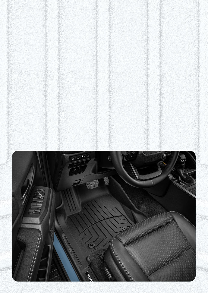 floorliner hp installed in vehicle