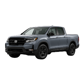 image of dark grey Honda Ridgeline truck angled toward the left