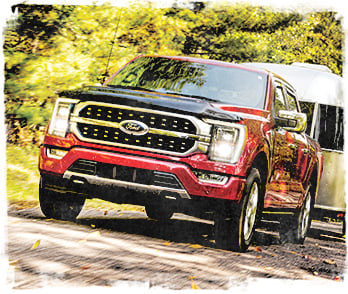 Ford F-150 Driving down road