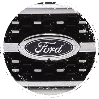 ford logo on truck grill